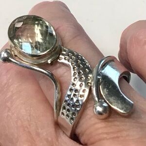 Sterling Peridot Ring